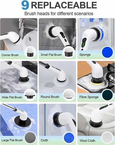 Electric Spin Scrubber – 360° Cordless Power Cleaner for Effortless Deep Cleaning