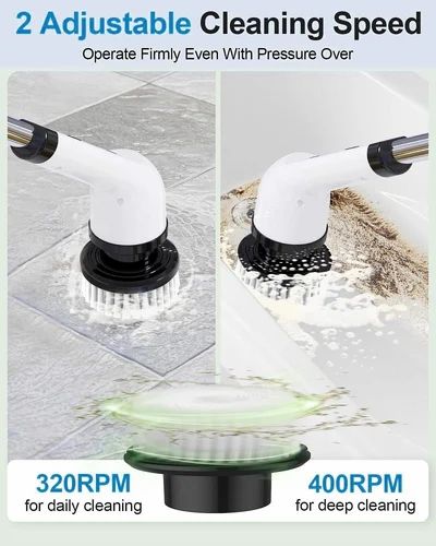 Electric Spin Scrubber – 360° Cordless Power Cleaner for Effortless Deep Cleaning