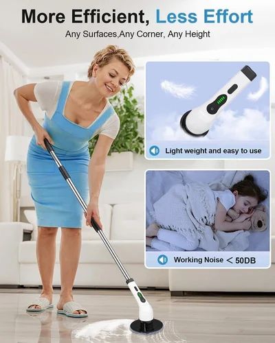 Electric Spin Scrubber – 360° Cordless Power Cleaner for Effortless Deep Cleaning